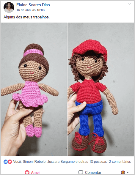 Amigurumi do Mario